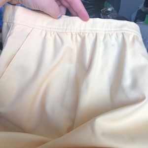 Spiegel Yellow Skirt Small (7/8 Vintage) MEASUREMENTS IN DESCRIPTION